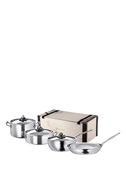 Opus Prima Deer Series Steel 7 Piece Pots and Pans Set