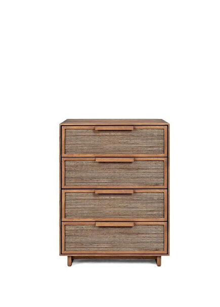 Hopper Teak Tree Chest of Drawers