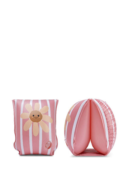 Daisy Flowers Pink 2-6 Years Old Girl Inflatable Swimming Sleeve