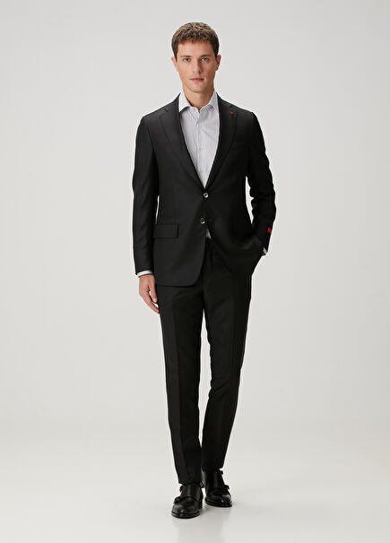 Black Wool Suit