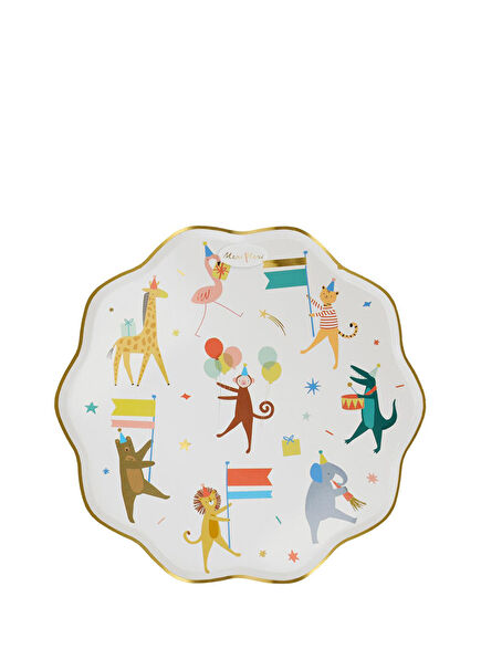 Hayvan Geçit Töreni 8'li Tabak Seti