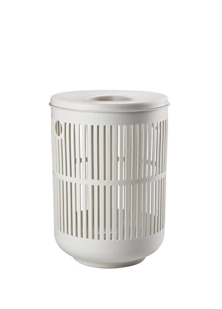 Ume Soft Grey Laundry Basket 60 L