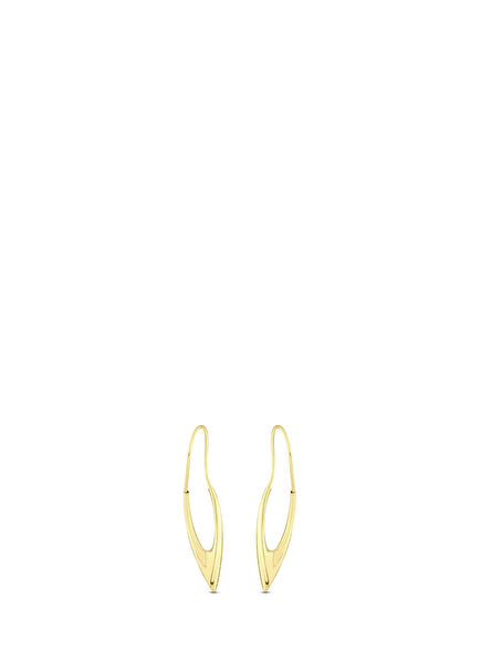 Geometric 14K Women's Gold Earrings