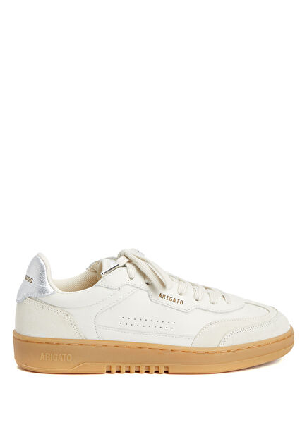 Dice T-Toe Beyaz Silver Erkek Deri Sneaker