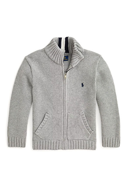 Gri Erkek Çocuk Hırka