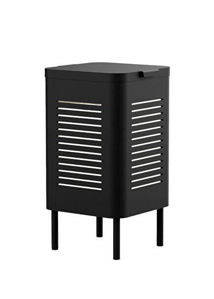Ovin Black Metal Laundry Basket