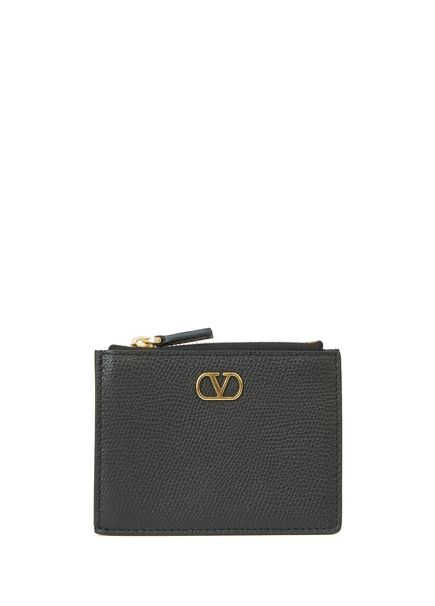 Black Women's Leather Card Holder