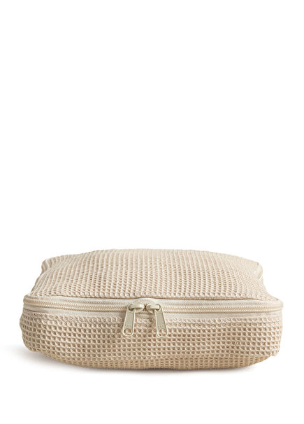 Oiko Natural Waffle Organizer Bag