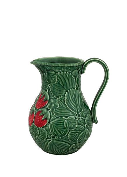 Green Strawberry Ceramic Pitcher 2200 ml