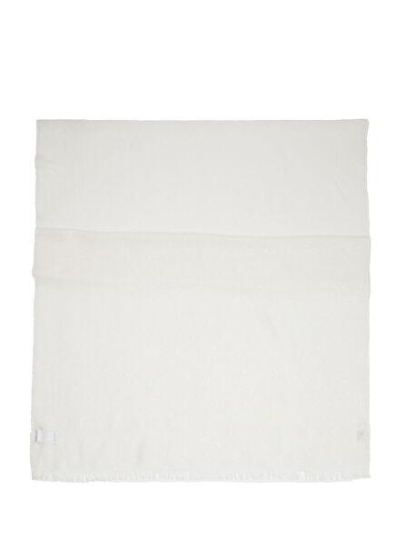 White Women's Cashmere Shawl