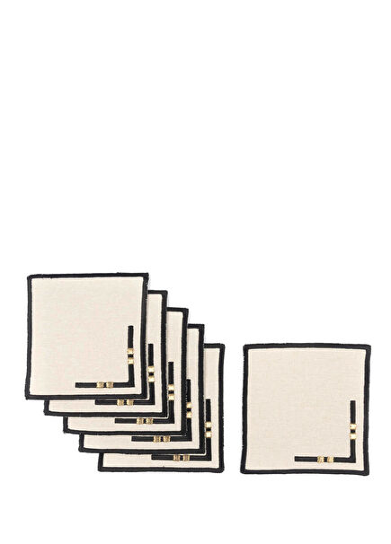 Bambu 6'lı Bardak Altlığı Seti