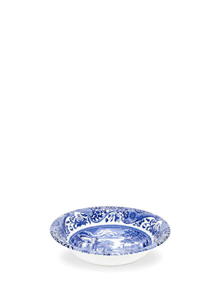 Blue Italian Porselen Kase