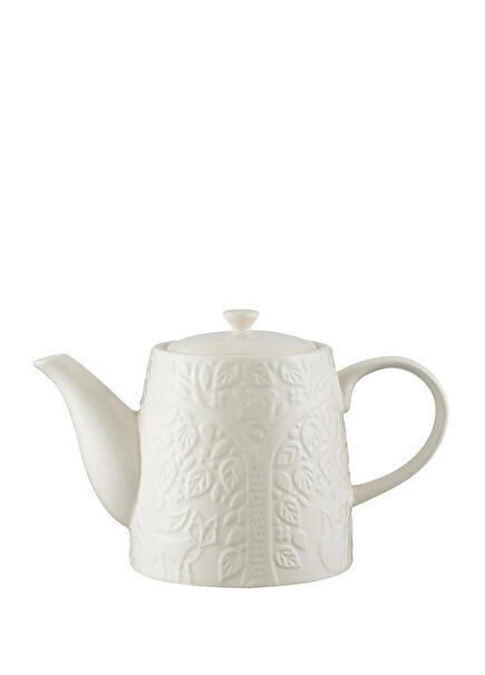 In The Forest White Teapot 1 L