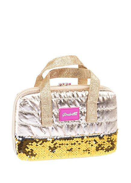 Dore Puffer Sequined Girls' Makeup Bag