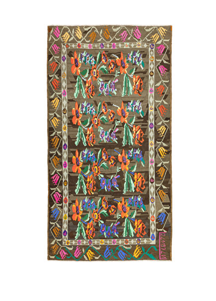 Thyra Hand-Woven Azerbaijani Motif Rug 208 x 398 cm