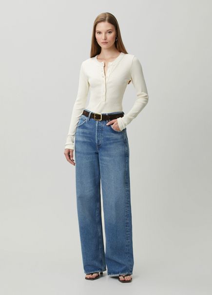 Ayla Baggy Blue Jeans