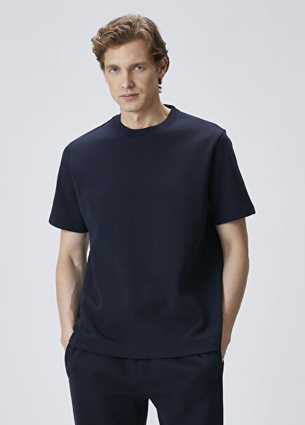 Navy Blue Short Sleeve T-shirt