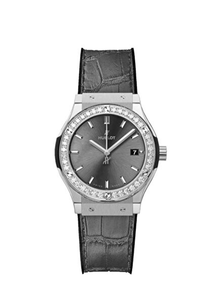 Classic Fusion Racing Grey Titanium Diamonds Watch