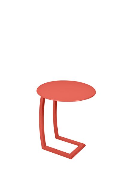 Alize Orange Metal Side Table