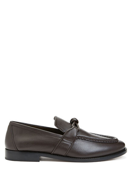 Brown Men's Leather Loafer