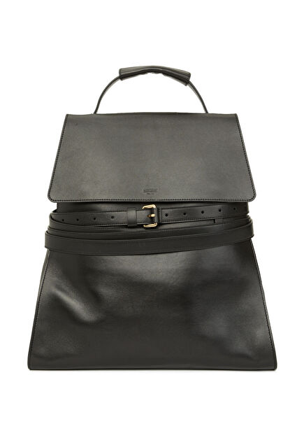 Tie Me Siyah Kadın Sırt Çantası