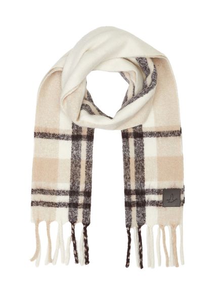 Red Women's Wool Blend Scarf
