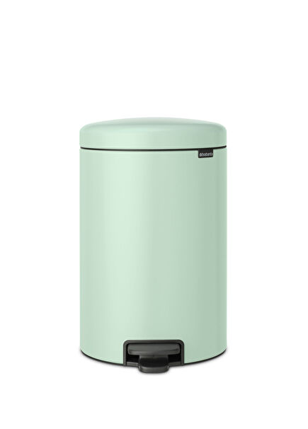 Newicon Jade Green Steel Pedal Kitchen Waste Bin 20 Lt