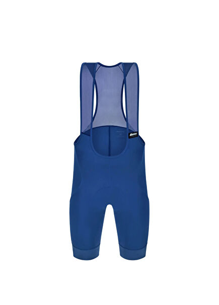 Ready To Ride Mavi Askılı Kısa Unisex Bisiklet Taytı