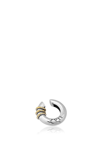 Lithium Ear Cuff Micron Plated Silver Hoop Cartilage Earring