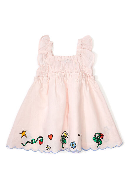Powder Girl's Linen Dress