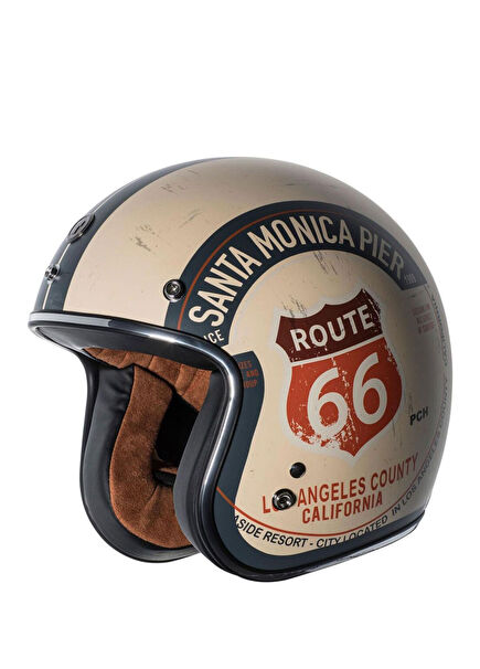 T-50 Del Mar PCH Unisex Açık Motosiklet Kaskı