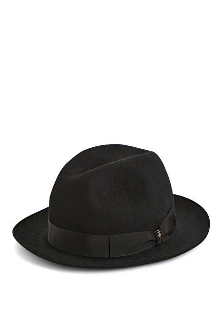 Damiano Black Men's Wool Hat