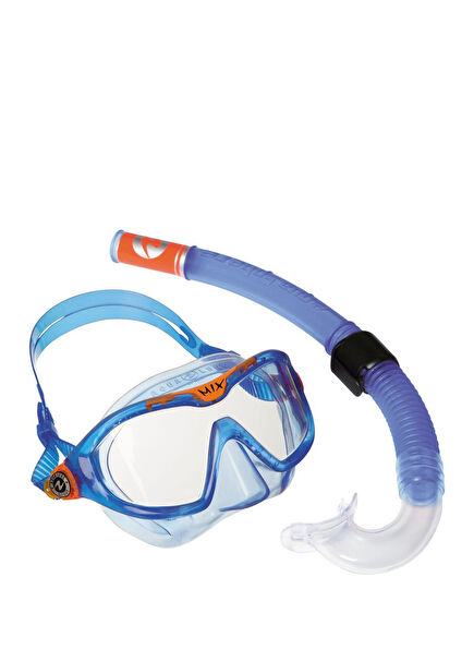 Combo Mix Blue Kids Mask Snorkel Kit