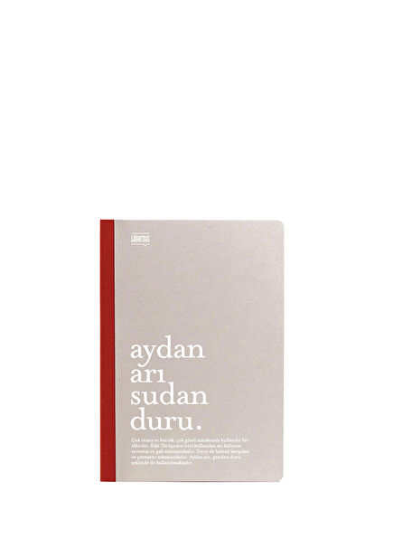 Lugat365 x Karatis Aydan Arı Sudan Duru 64 Yaprak Çizgili Defter 