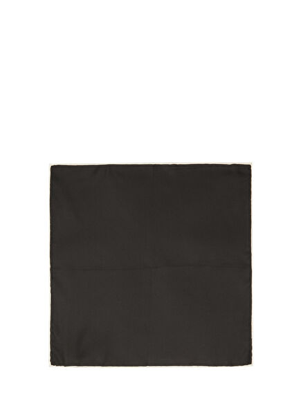 Black Silk Pocket Square
