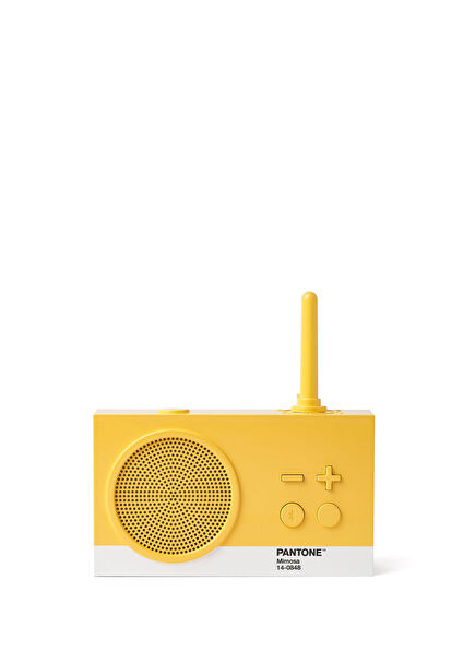 Lexon x Pantone Tykho 3 Sarı Bluetooth Hoparlör ve Radyo