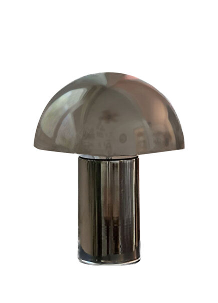 Chrome Mushroom Lampshade