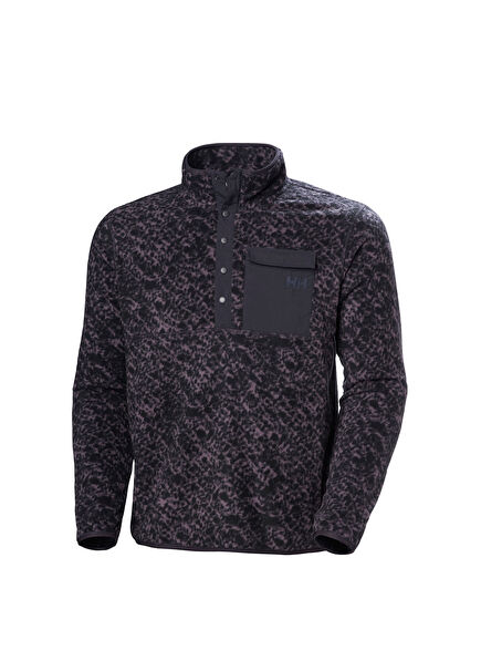Maridalen Printed Black Grape Men's Fleece