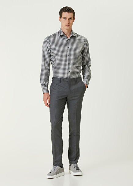 Light Grey Wool Pants