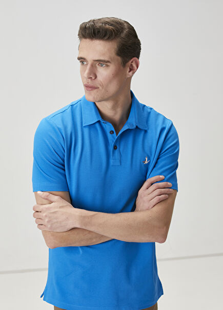 Comfort Fit Cobalt Polo T-Shirt