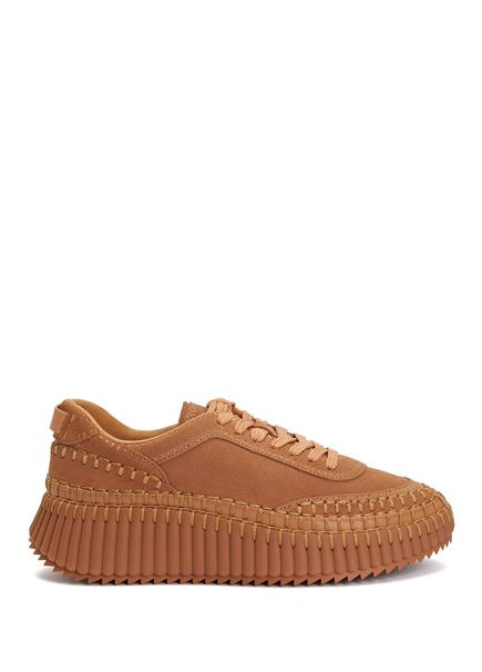 Nama Tan Women's Leather Sneakers