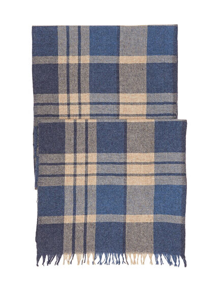 Blue Men's Scarf