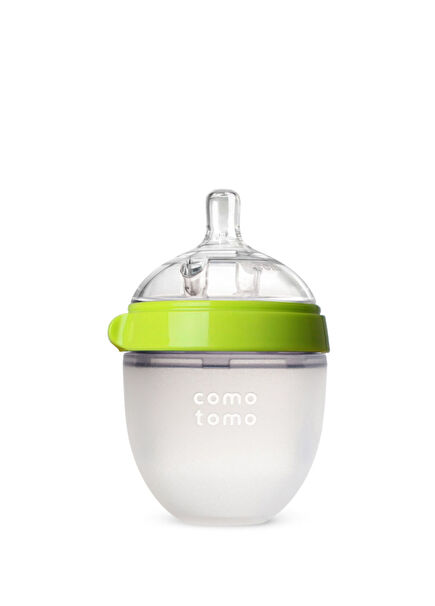 Green Anticolic Silicone Slow Flow 0-3 Months Baby Bottle 150 ml