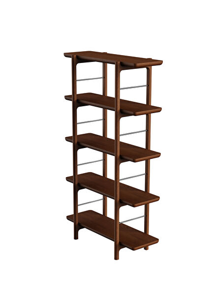 Homeland Forest Masif Meşe 4 Bölmeli Kitaplık