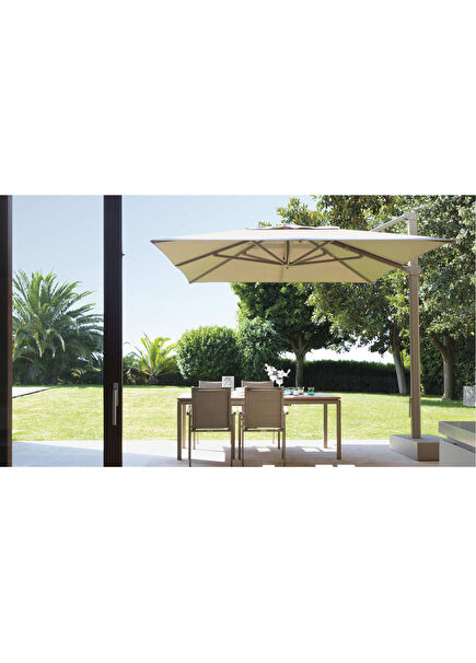 Athena Dove Steel Garden Umbrella