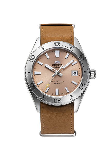 RA-AC0Q05P30B Men's Wristwatch Orange Leather