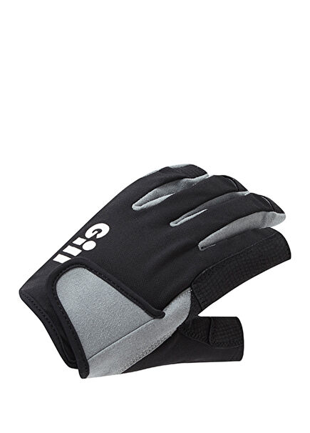 Junior Deckhand L/F Black Unisex Kids Sailing Gloves