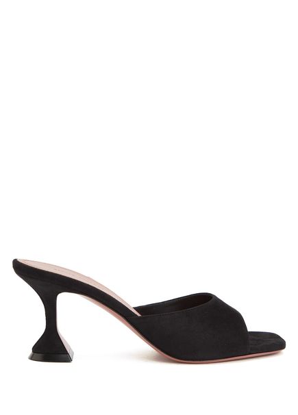 Lupita Black Women's Leather Slippers