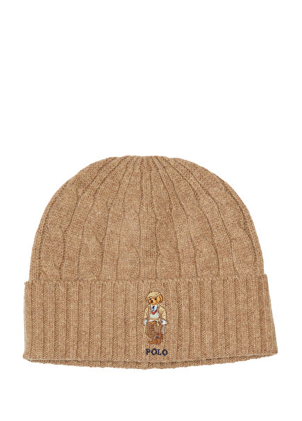 Kahverengi Saç Örgülü Erkek Yün Bere