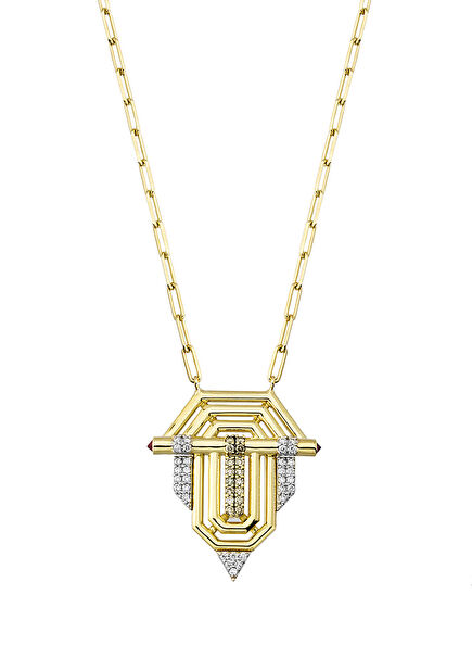 Siena Pırlantalı Kadın Altın Kolye